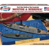 MONITOR AND MERIMACK CIVIL WAR KIT SET ATLANTIS (L77257) Plastic by Atlantis Models