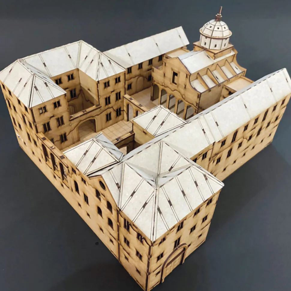 Montecassino Abbey 1944 1/72 FIGURE KIT 1:72 Scale Plastic by Italeri