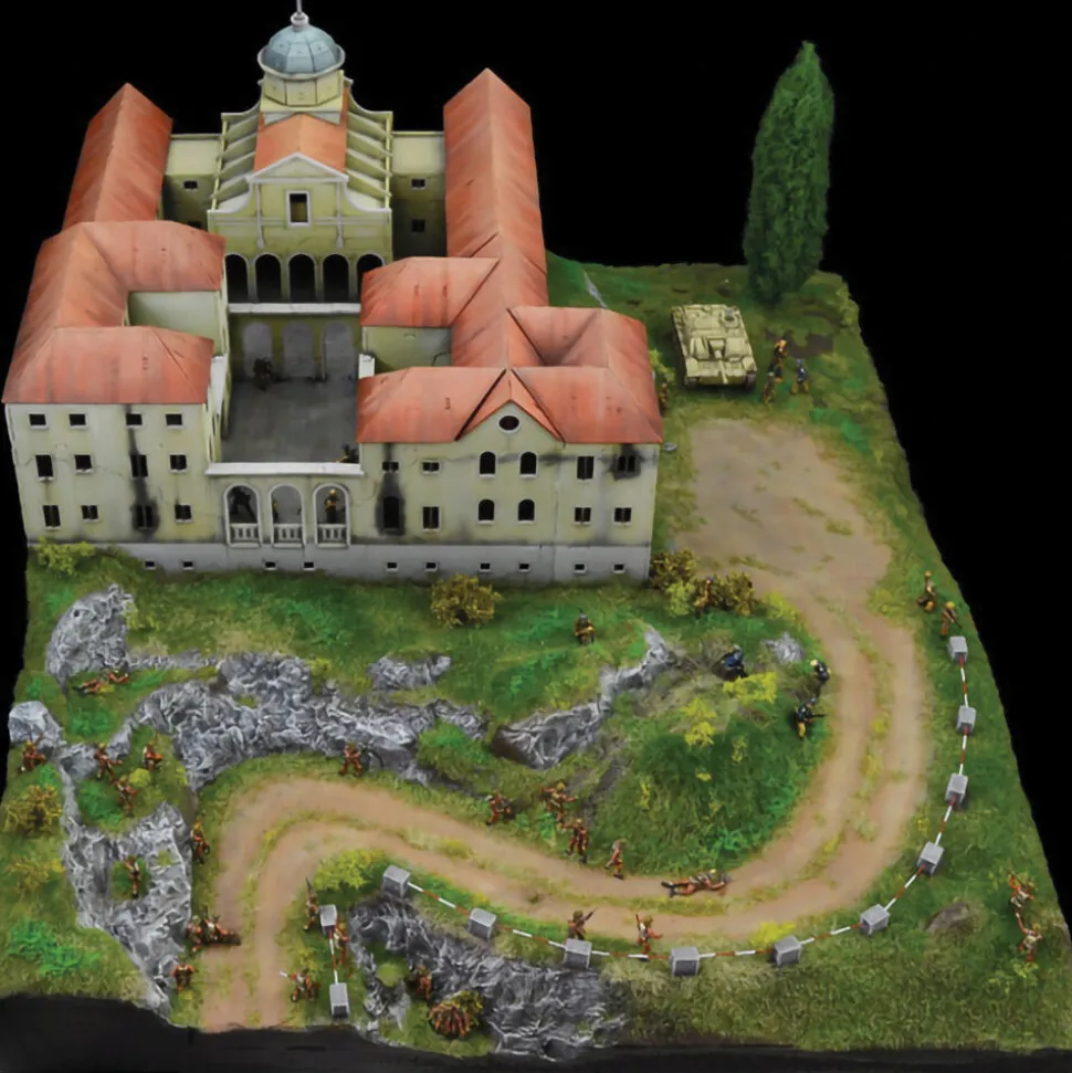 Montecassino Abbey 1944 1/72 FIGURE KIT 1:72 Scale Plastic by Italeri
