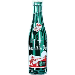 Mountain Dew Bottle Cut-out Metal Sign by Signs 4 Fun