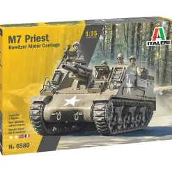 M7 Priest Howitzer Motor Carriage 1/35 Kit 1:35 Scale Plastic Model Kit by Italeri