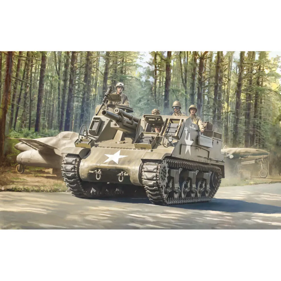 M7 Priest Howitzer Motor Carriage 1/35 Kit 1:35 Scale Plastic Model Kit by Italeri