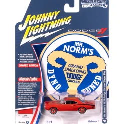 1979 Mr. Norm's Dodge Super Bee - Hemi Orange w/Black “C” Stripe 1:64 Scale Diecast Model Car by Johnny Lightning