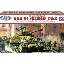M4 Sherman Tank 1/48 Kit 1:48 scale Plastic by Atlantis Models