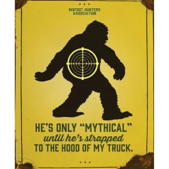 Mythical Metal Sign Desperate Enterprises (2414) Tin by Desperate Enterprises