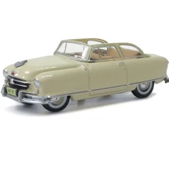 Nash Rambler Custom Landau Convertible - Champagne Ivory (Open) 1:87 Scale Diecast Model Car by Oxford Diecast