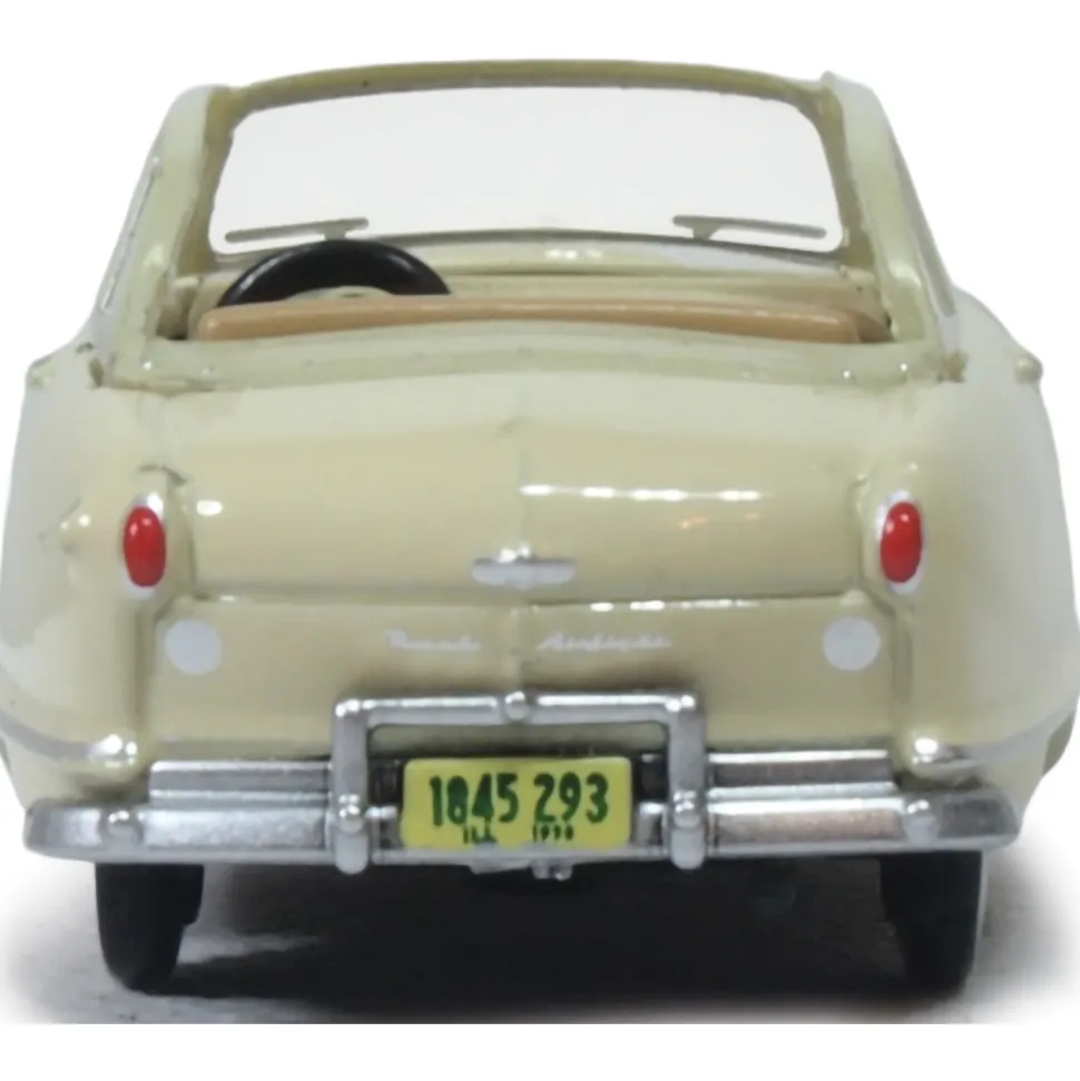 Nash Rambler Custom Landau Convertible - Champagne Ivory (Open) 1:87 Scale Diecast Model Car by Oxford Diecast