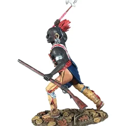 Native Attacking with Trade Axe 1/30 Figure William Britain (16117) 1:30 Scale Metal by William Britain