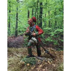 Native Warrior Loading Musket 1/30 Figure WILLIAM BRITAIN (16211) 1:30 scale Metal by William Britain