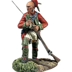 Native Warrior Loading Musket 1/30 Figure WILLIAM BRITAIN (16211) 1:30 scale Metal by William Britain