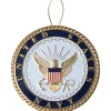 Navy Emblem Ornament 85-71125 Metal by Heroes Series