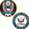 Navy Veteran Challenge Coin CH1300 (CK019) Metal Alloy by Eagle Emblems