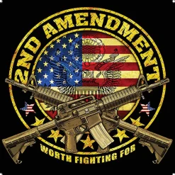 2nd Amendment Worth Fighting For Metal Sign RVG3444 Aluminum by Reedyville Goods