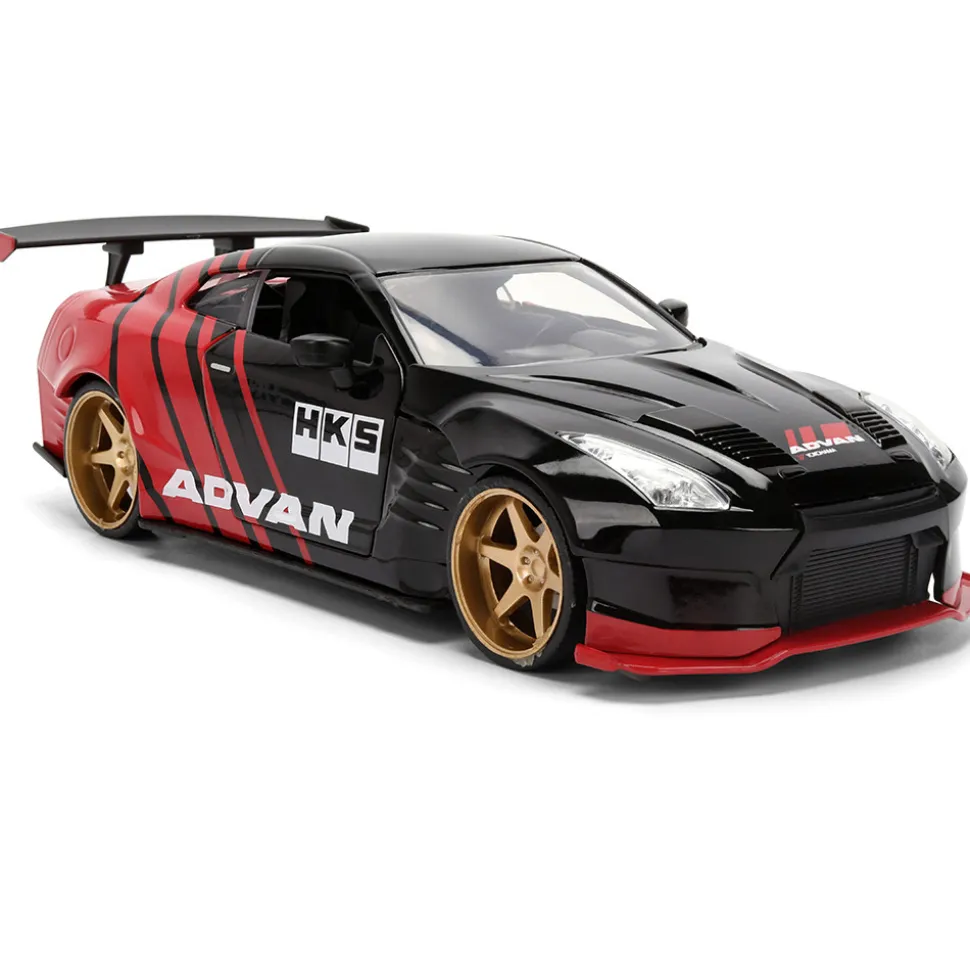 2009 Nissan GT-R (R35 (Ben Sopra Kit) - Advan 1:24 Scale Diecast Model Car by Jada Toys