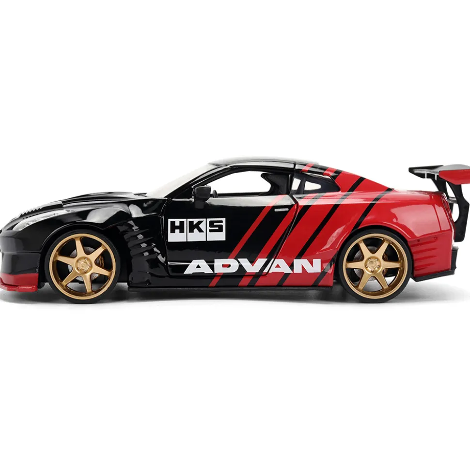 2009 Nissan GT-R (R35 (Ben Sopra Kit) - Advan 1:24 Scale Diecast Model Car by Jada Toys