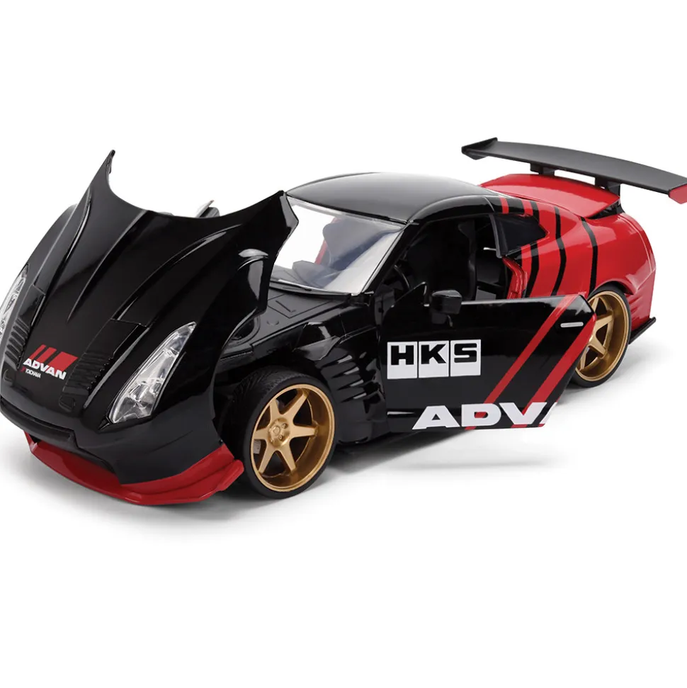 2009 Nissan GT-R (R35 (Ben Sopra Kit) - Advan 1:24 Scale Diecast Model Car by Jada Toys