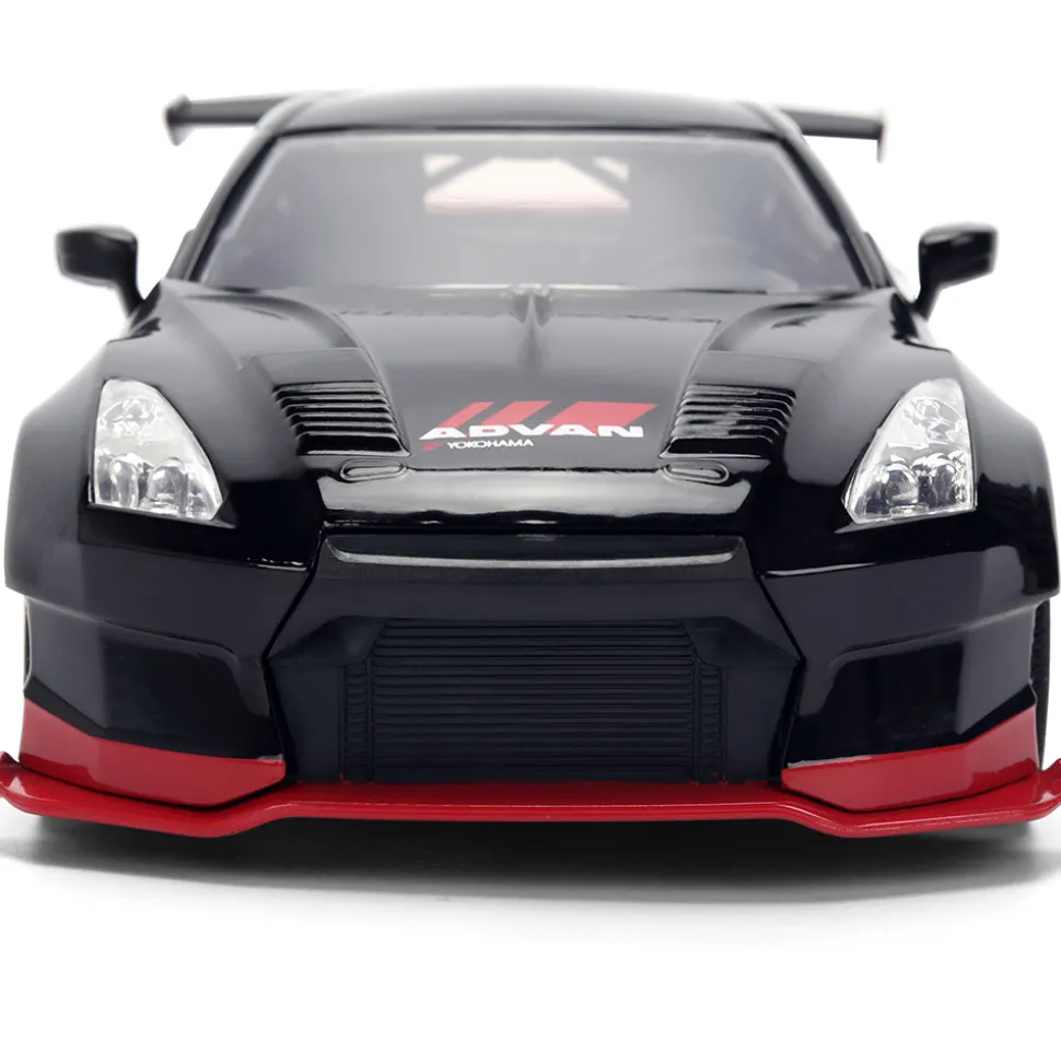 2009 Nissan GT-R (R35 (Ben Sopra Kit) - Advan 1:24 Scale Diecast Model Car by Jada Toys