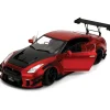 Nissan GT-R (R35) - LIBERTY WALK Red 1:18 Scale Diecast Model Car by Pink Slips