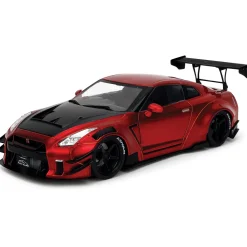 Nissan GT-R (R35) - LIBERTY WALK Red 1:18 Scale Diecast Model Car by Pink Slips