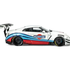 2024 Nissan GT-R (R35) W/ Liberty Walk Body Kit 2.0 M 1:18 Scale Diecast Model Car by Solido