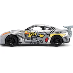 2009 Nissan GT-R (R35) W/Mechagodzilla Diecast Figure 1:24 Scale Diecast Model Car by Jada Toys