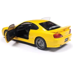 1999 Nissan Silvia S15 Spec-R Aero - Lightning Yellow 1:18 Scale Diecast Model Car by Solido