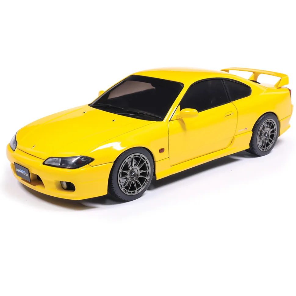 1999 Nissan Silvia S15 Spec-R Aero - Lightning Yellow 1:18 Scale Diecast Model Car by Solido