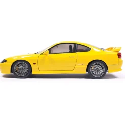 1999 Nissan Silvia S15 Spec-R Aero - Lightning Yellow 1:18 Scale Diecast Model Car by Solido