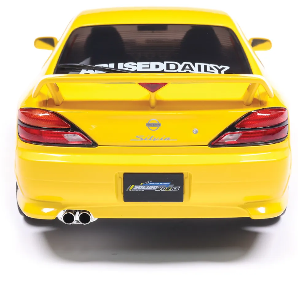 1999 Nissan Silvia S15 Spec-R Aero - Lightning Yellow 1:18 Scale Diecast Model Car by Solido