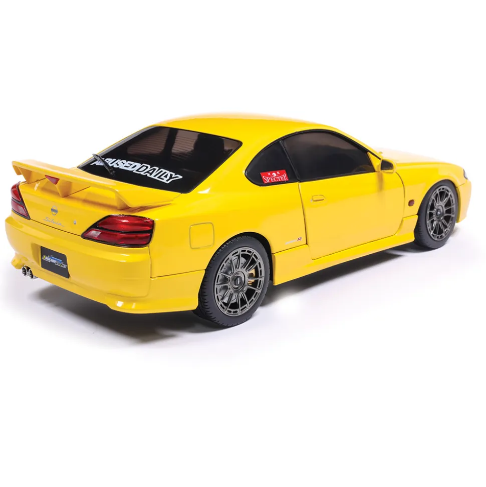 1999 Nissan Silvia S15 Spec-R Aero - Lightning Yellow 1:18 Scale Diecast Model Car by Solido