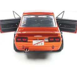 1970 Nissan Skyline (C10) Hakosuka Solido Works - Orange Metallic 1:18 Scale Diecast Model Car by Solido