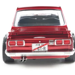 1970 Nissan Skyline (C10) Hakosuka Solido Works - Red Metallic 1:18 Scale Diecast Model Car by Solido