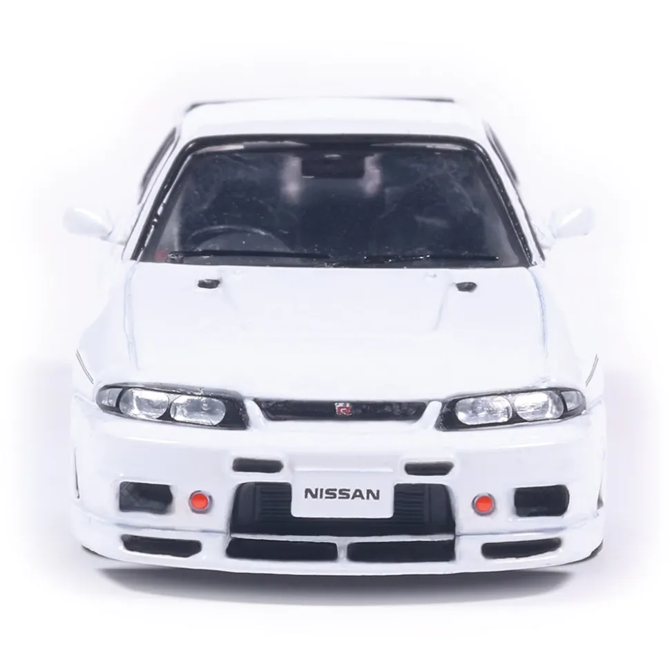 1997 Nissan Skyline GT-R R33 Nismo 400R - White 1:64 Scale Diecast Model Car by IXO Models
