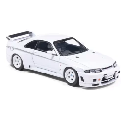 1997 Nissan Skyline GT-R R33 Nismo 400R - White 1:64 Scale Diecast Model Car by IXO Models