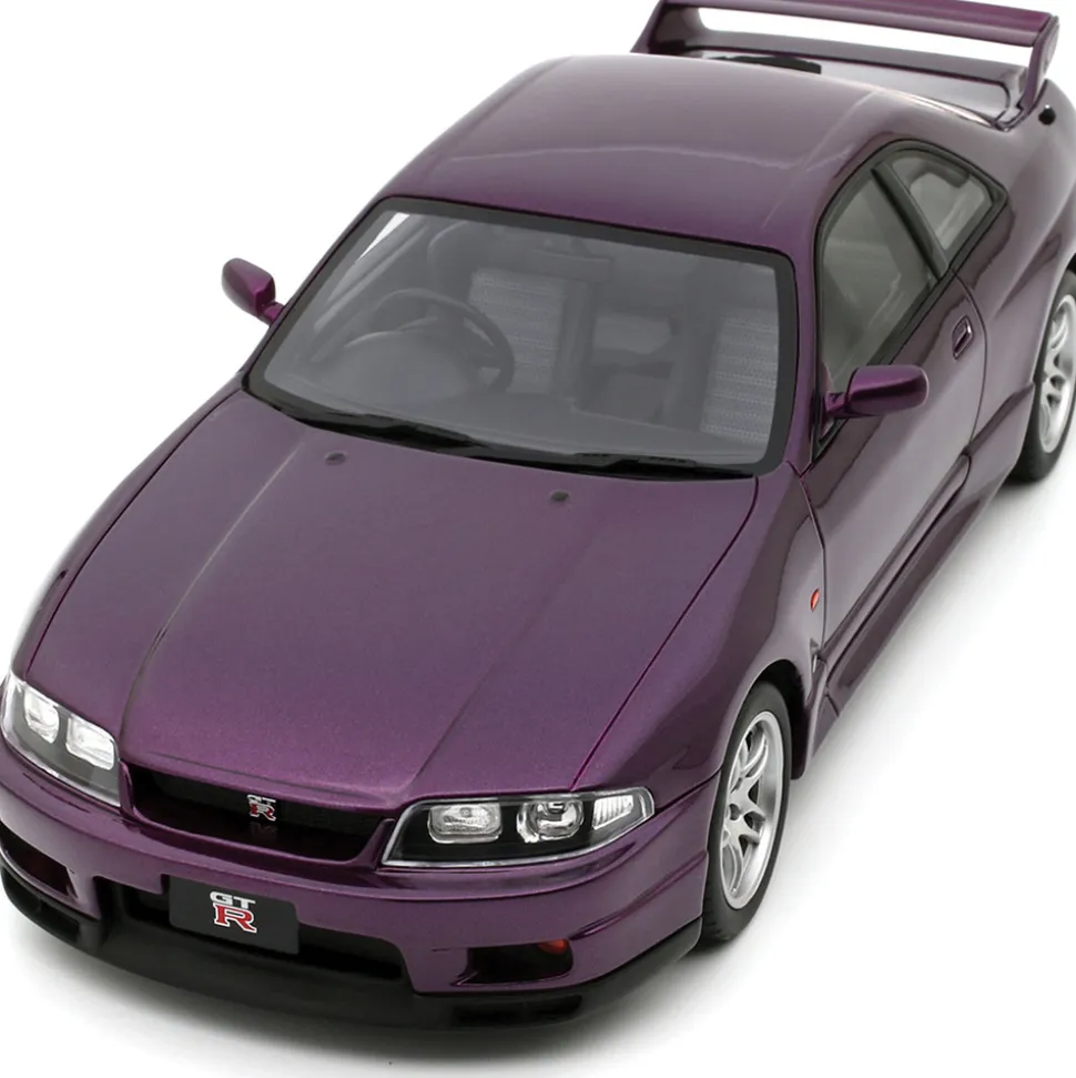 1995 NISSAN SKYLINE GT-R R33 V-SPEC - MIDNIGHT PURPLE 1:18 Scale Cast Resin Model Car by Ottomobile