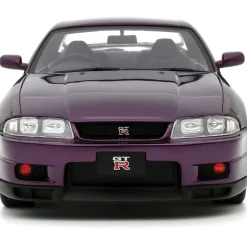 1995 NISSAN SKYLINE GT-R R33 V-SPEC - MIDNIGHT PURPLE 1:18 Scale Cast Resin Model Car by Ottomobile