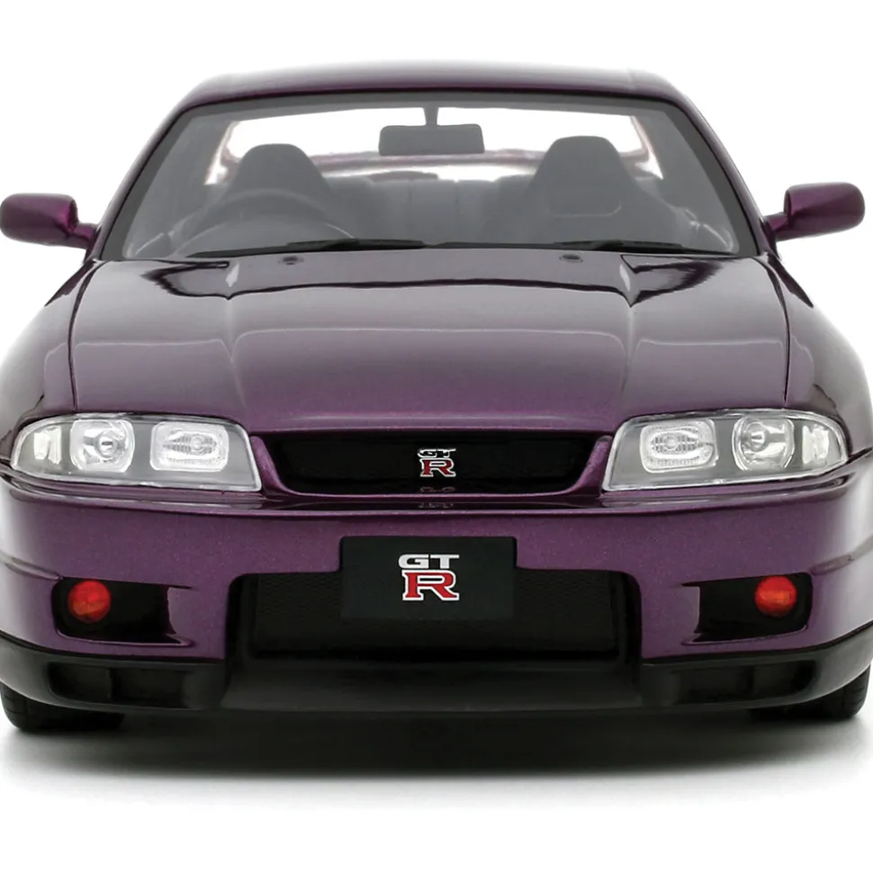 1995 NISSAN SKYLINE GT-R R33 V-SPEC - MIDNIGHT PURPLE 1:18 Scale Cast Resin Model Car by Ottomobile