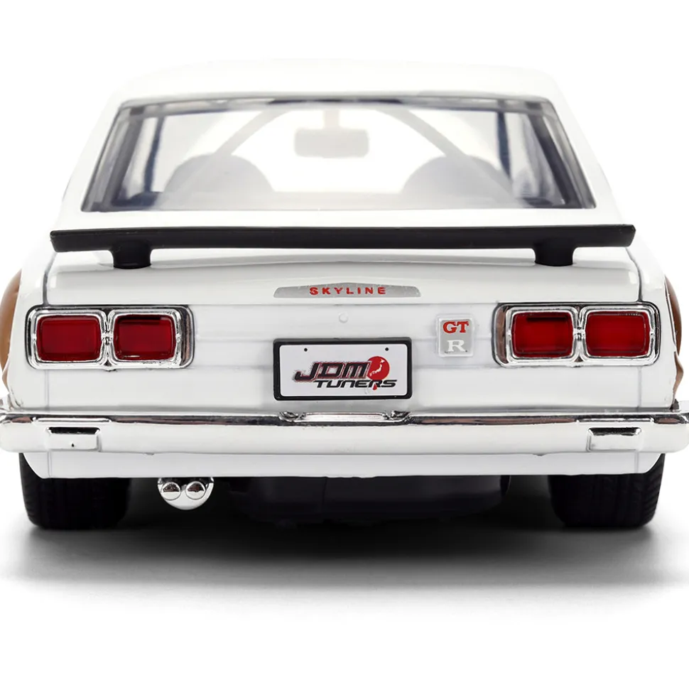 1971 Nissan Skyline 2000 GT-R - White 1:24 Scale Diecast Model Car by Jada Toys