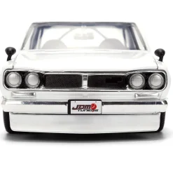 1971 Nissan Skyline 2000 GT-R - White 1:24 Scale Diecast Model Car by Jada Toys