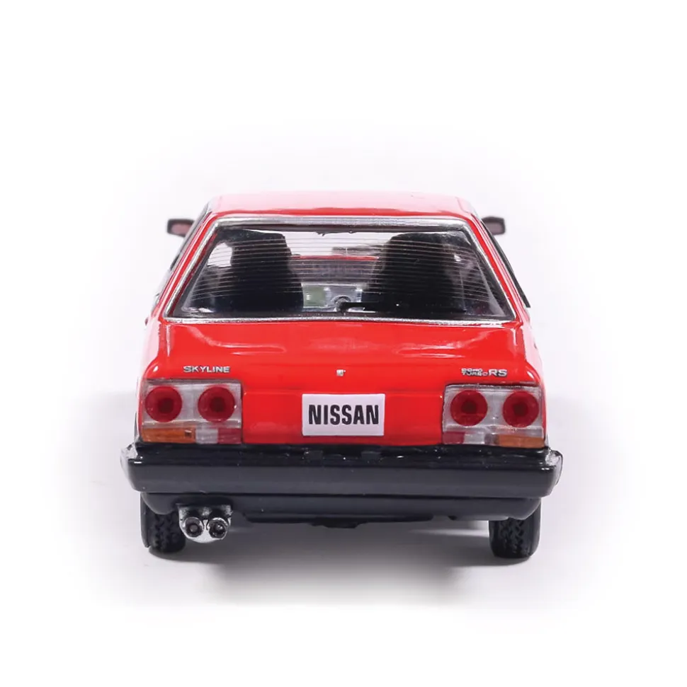 1983 Nissan Skyline 2000 Turbo RS (R30) "Iron Mask" - Red and Black 1:64 Scale Diecast Model Car by IXO Models