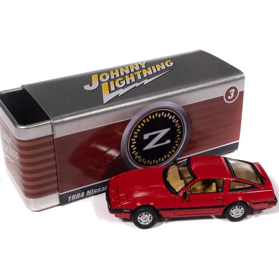 1984 Nissan 300zx - Regatta Red 1:64 Scale Diecast Model Car by Johnny Lightning