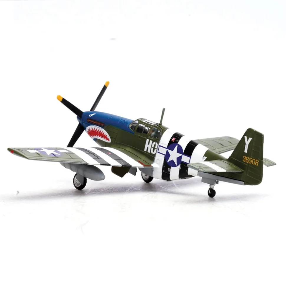 North American P-51B Mustang - John Bennett, 487th Fighter Squadron - Blue-Nosed Bastards of Bodney 1:72 Scale Diecast Metal Replica by Legion