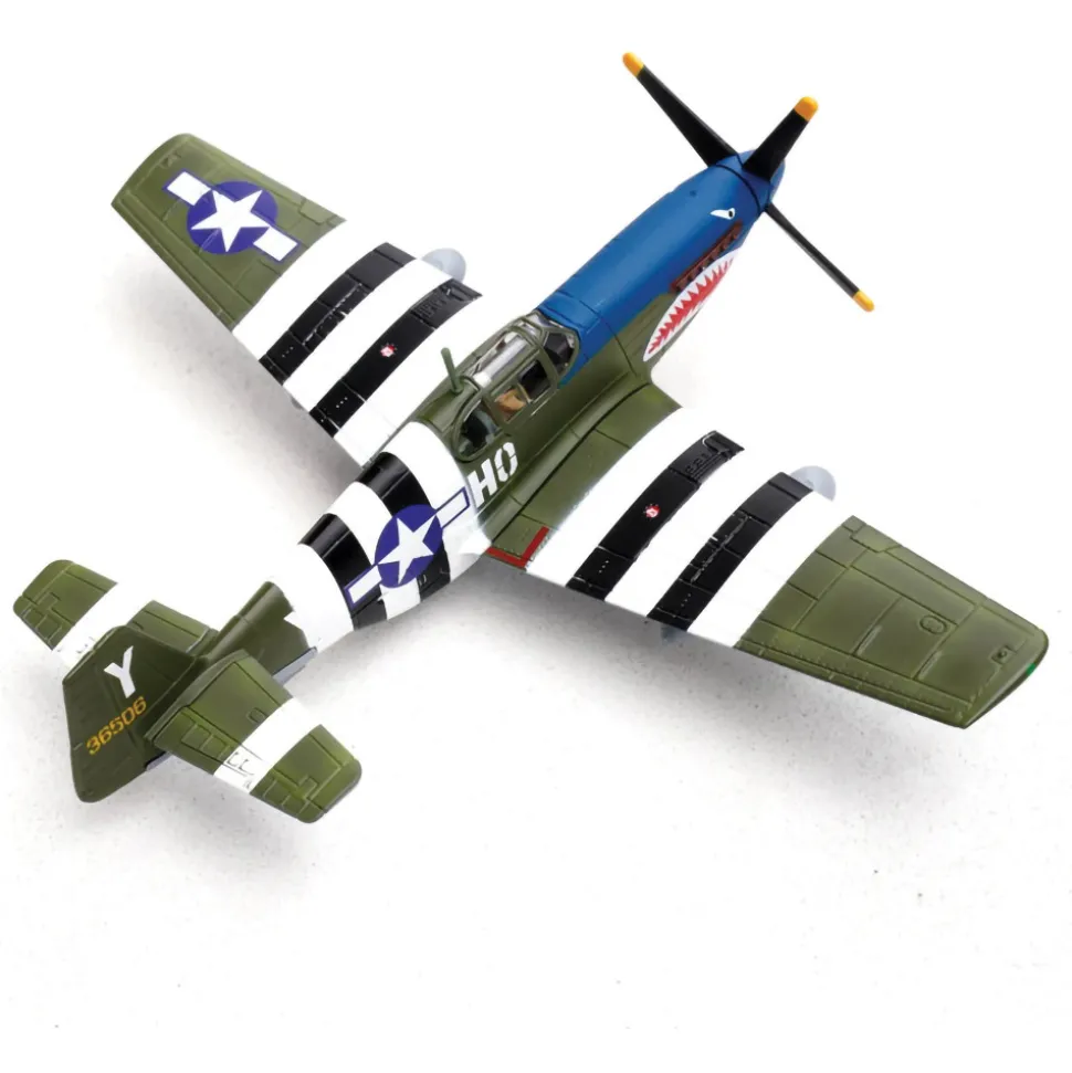 North American P-51B Mustang - John Bennett, 487th Fighter Squadron - Blue-Nosed Bastards of Bodney 1:72 Scale Diecast Metal Replica by Legion