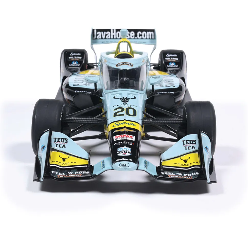 2026 NTT IndyCar Series #20 Alexander Rossi / Ed Carpenter Racing Road Course 1:18 Scale Diecast Model Car by IXO Models
