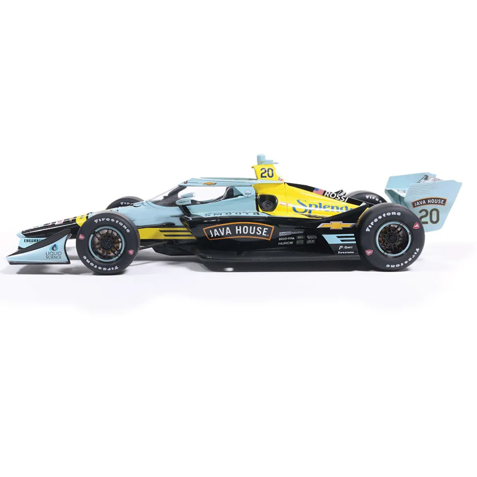 2026 NTT IndyCar Series #20 Alexander Rossi / Ed Carpenter Racing Road Course 1:18 Scale Diecast Model Car by IXO Models