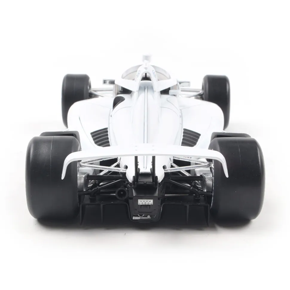 NTT INDYCAR Series - Blank White Autograph Car (Super Speedway Configuration) 1:18 Scale Diecast Model Car by IXO Models