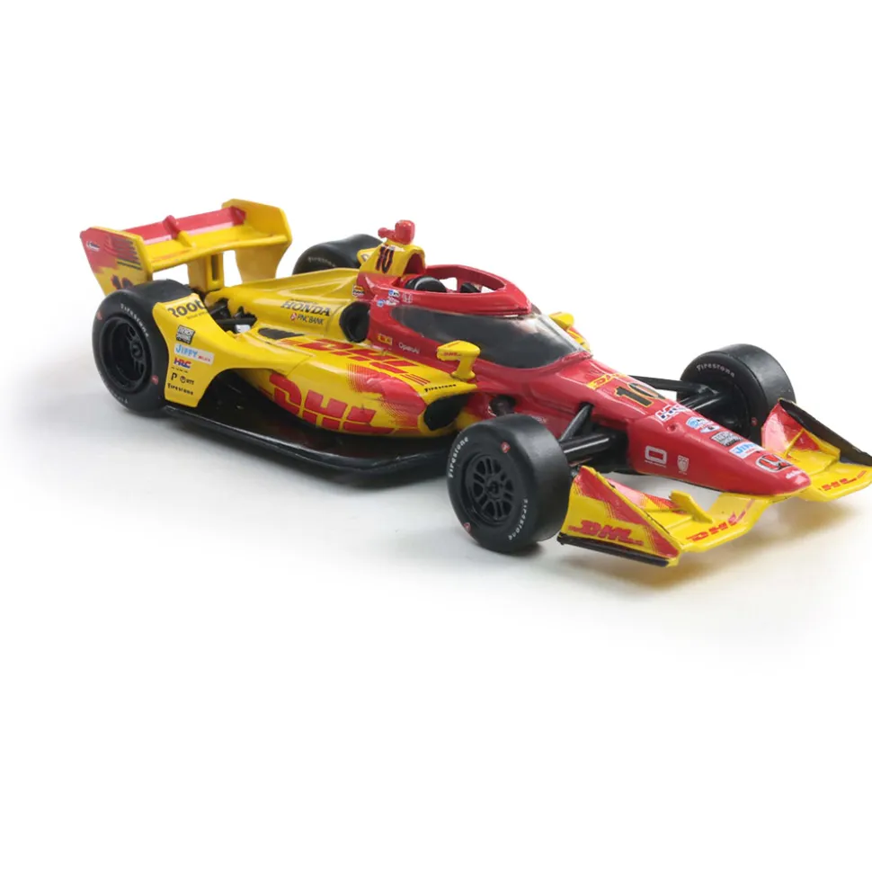 2025 NTT IndyCar Series Champion - #10 Alex Palou W/Trading Card 1:64 Scale Diecast Model Car by IXO Models