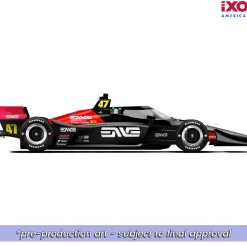 NTT INDYCAR Series - #47 Mick Schumacher Road Course 1:18 Scale Diecast Model Car by IXO Models