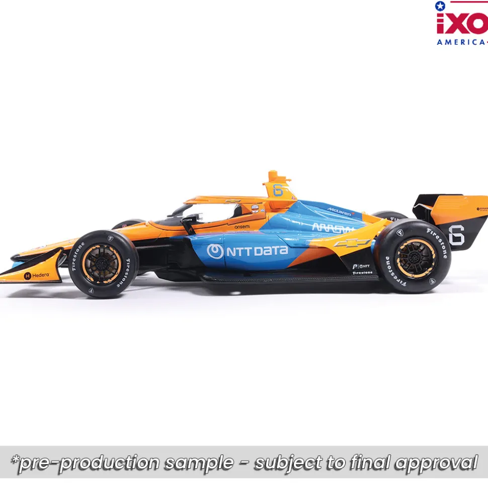 2026 NTT IndyCar Series - #6 Nolan Siegel / Arrow McLaren 1:18 Scale Diecast Model Car by IXO Models