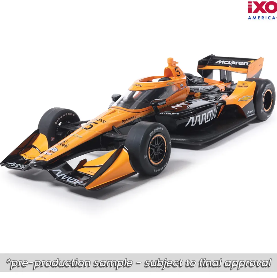 2026 NTT IndyCar Series #5 Pato O'Ward / Arrown McLaren Road Course 1:18 Scale Diecast Model Car by IXO Models